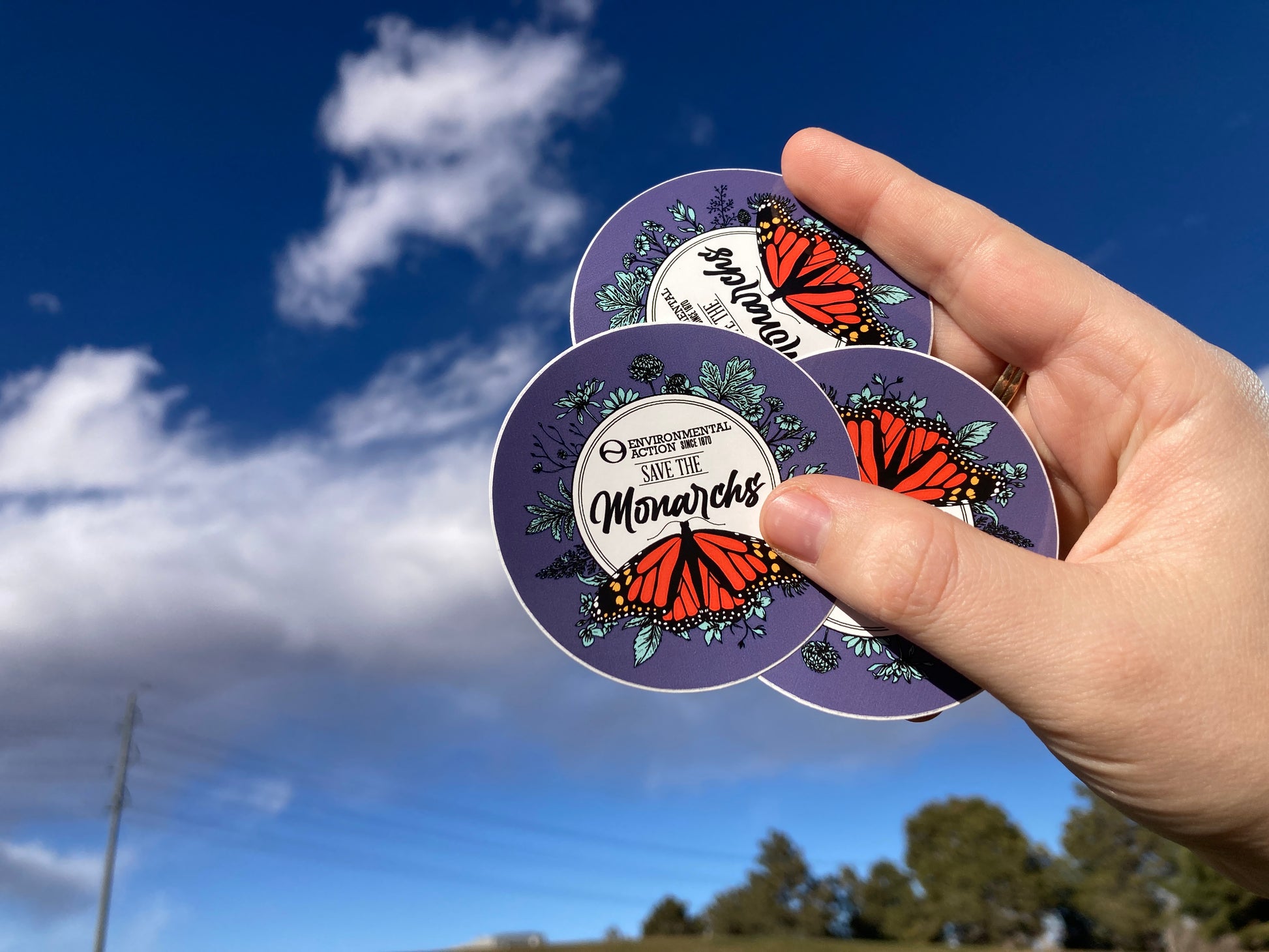 Save the Monarchs Stickers