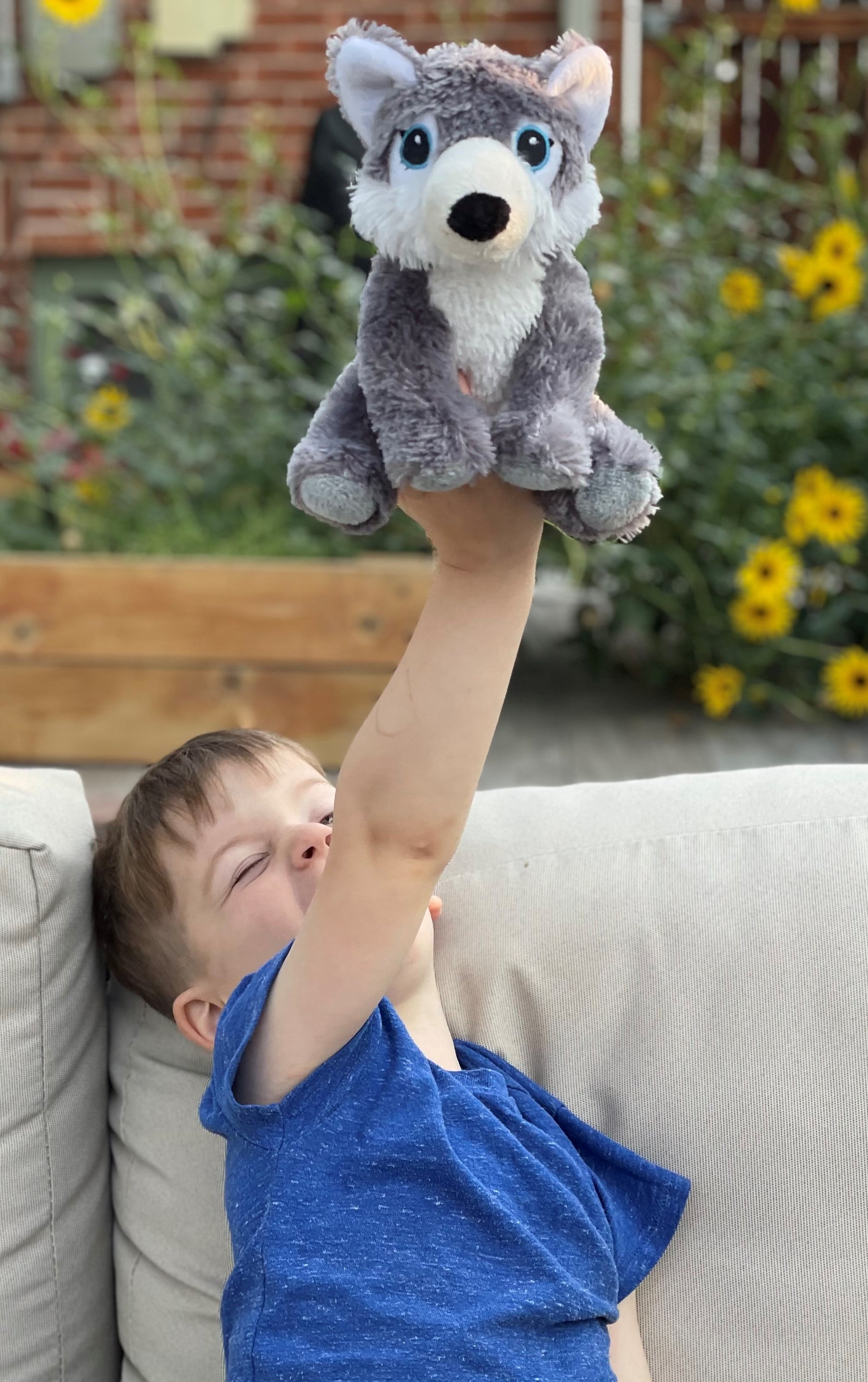 Save the Wolves stuffed animal